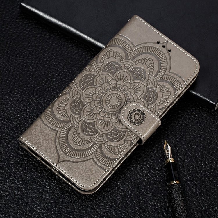 For Galaxy M31 Mandala Embossing Pattern Horizontal Flip PU Leather Case with Holder & Card Slots & Walle & Lanyard