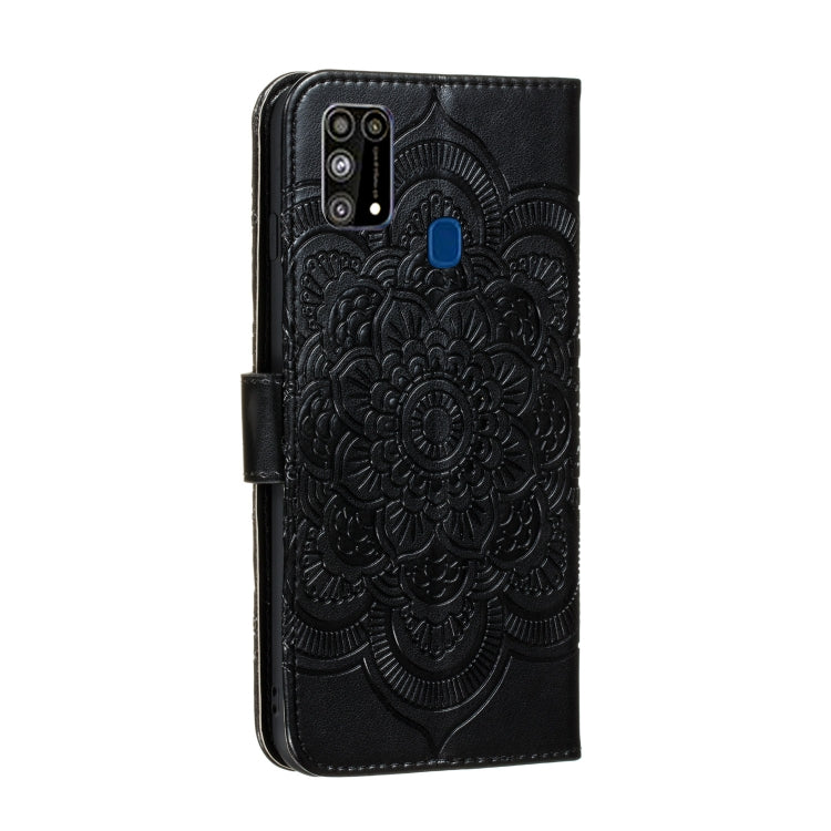 For Galaxy M31 Mandala Embossing Pattern Horizontal Flip PU Leather Case with Holder & Card Slots & Walle & Lanyard