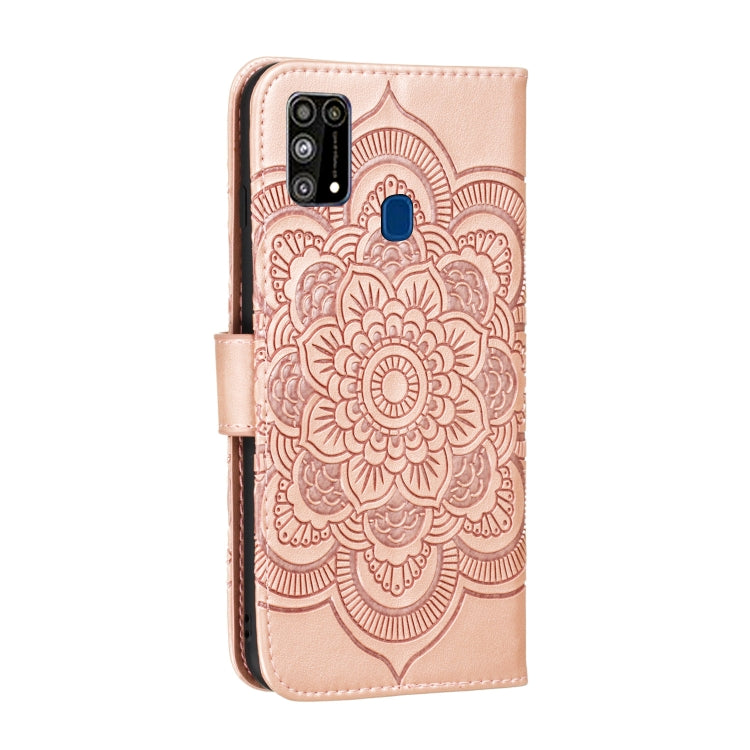 For Galaxy M31 Mandala Embossing Pattern Horizontal Flip PU Leather Case with Holder & Card Slots & Walle & Lanyard