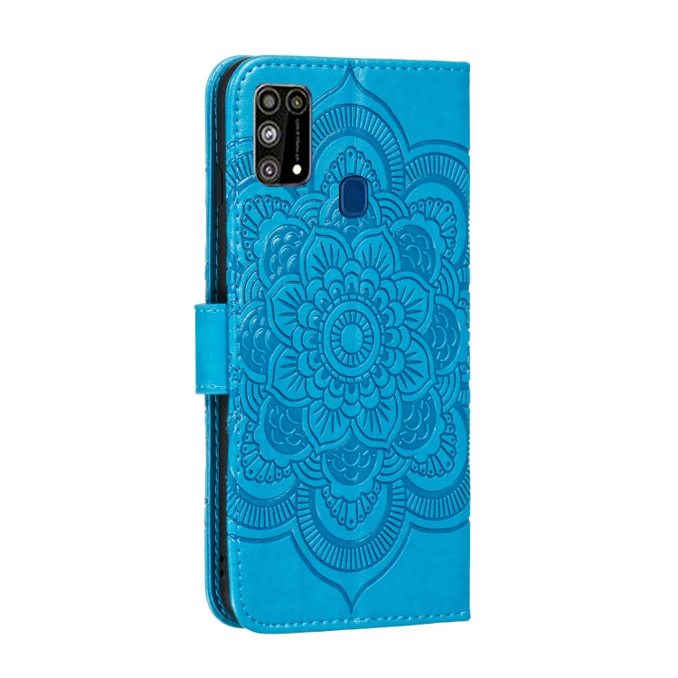 For Galaxy M31 Mandala Embossing Pattern Horizontal Flip PU Leather Case with Holder & Card Slots & Walle & Lanyard