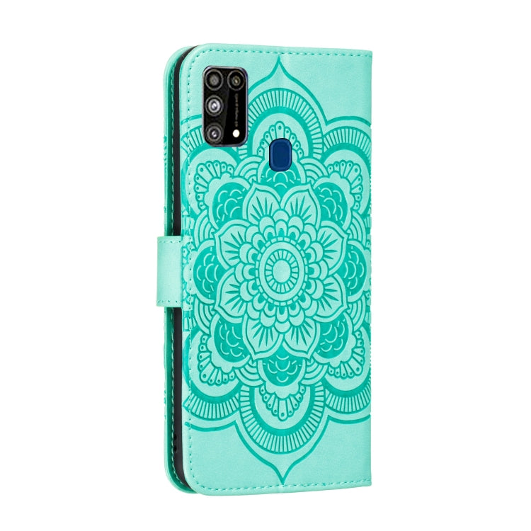 For Galaxy M31 Mandala Embossing Pattern Horizontal Flip PU Leather Case with Holder & Card Slots & Walle & Lanyard