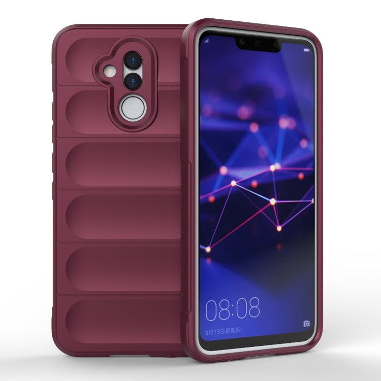For Huawei Mate 20 Lite Magic Shield TPU + Flannel Phone Case