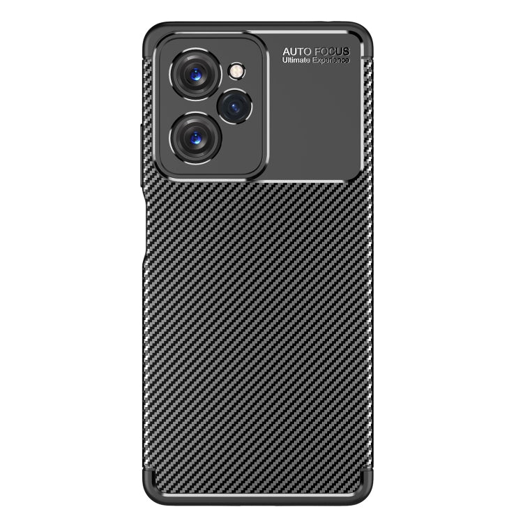 For Xiaomi Redmi Note 12 Pro Speed Carbon Fiber Texture Shockproof TPU Phone Case(Black)