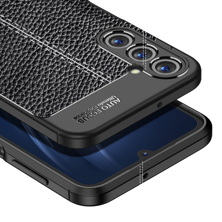For Samsung Galaxy A24 4G Litchi Texture Shockproof TPU Phone Case