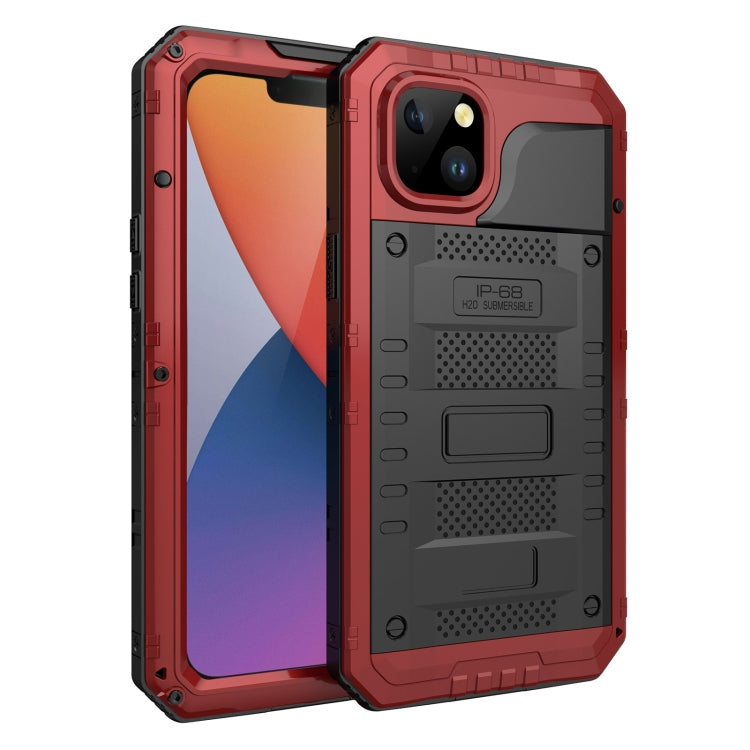 For iPhone 14 RedPepper Wolf 360 Full Body Rugged