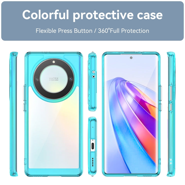 For Honor X40 Colorful Series Acrylic + TPU Phone Case