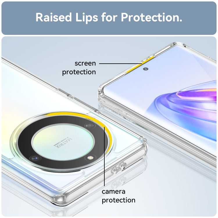 For Honor X40 Colorful Series Acrylic + TPU Phone Case