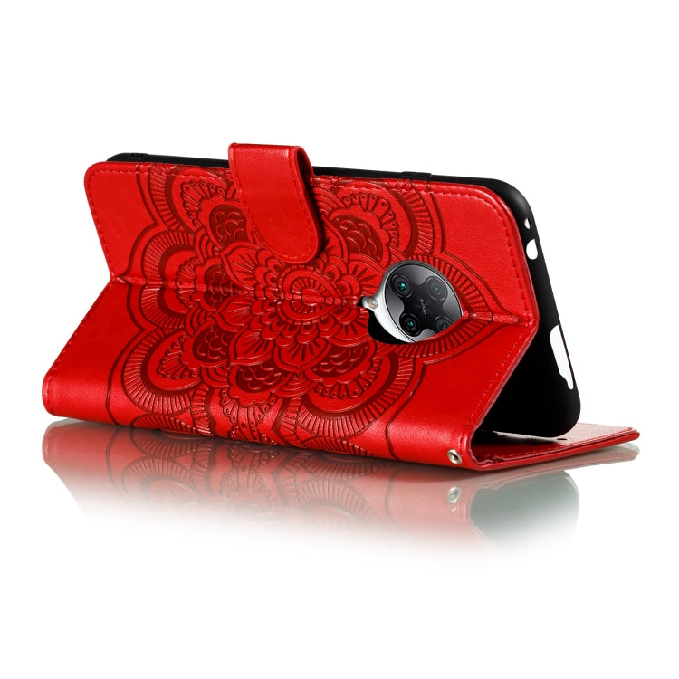 For Xiaomi Redmi K30 Pro Mandala Embossing Pattern Horizontal Flip PU Leather Case with Holder & Card Slots & Walle & Lanyard