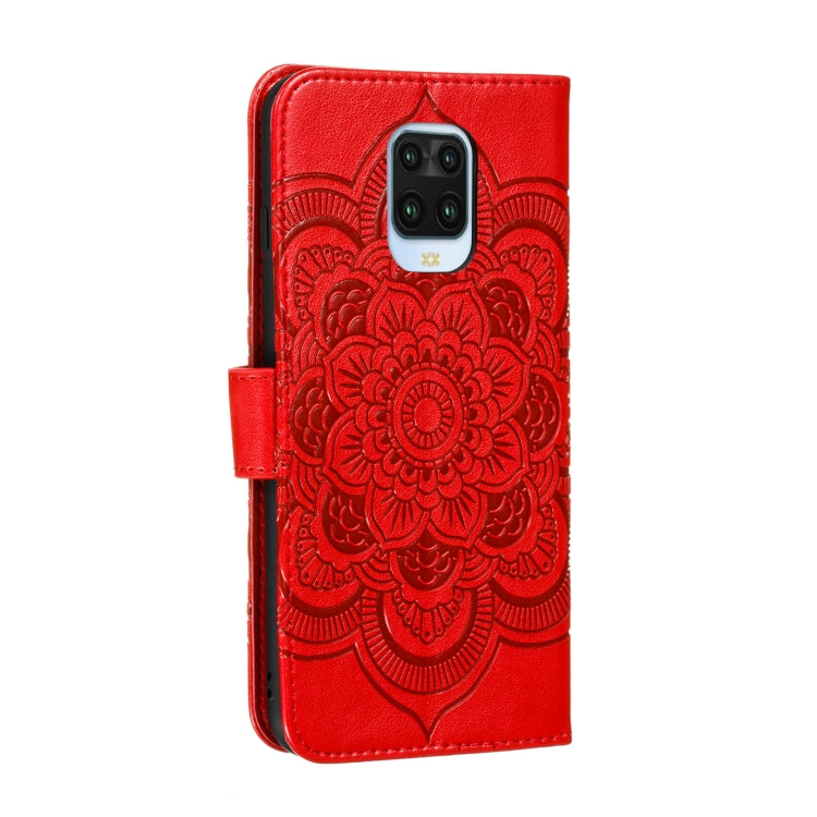 For Xiaomi Redmi Note 9 Pro Mandala Embossing Pattern Horizontal Flip PU Leather Case with Holder & Card Slots & Walle & Lanyard