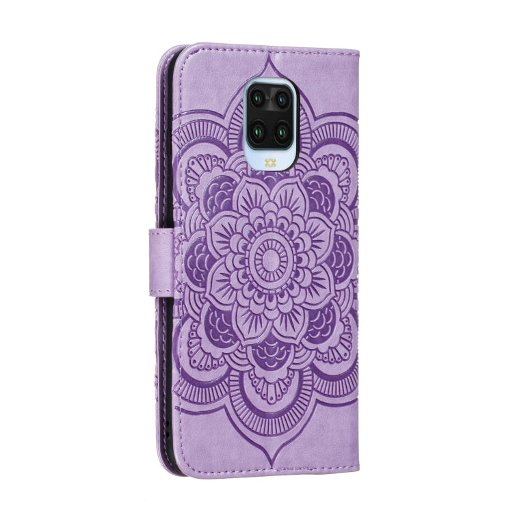 For Xiaomi Redmi Note 9 Pro Mandala Embossing Pattern Horizontal Flip PU Leather Case with Holder & Card Slots & Walle & Lanyard