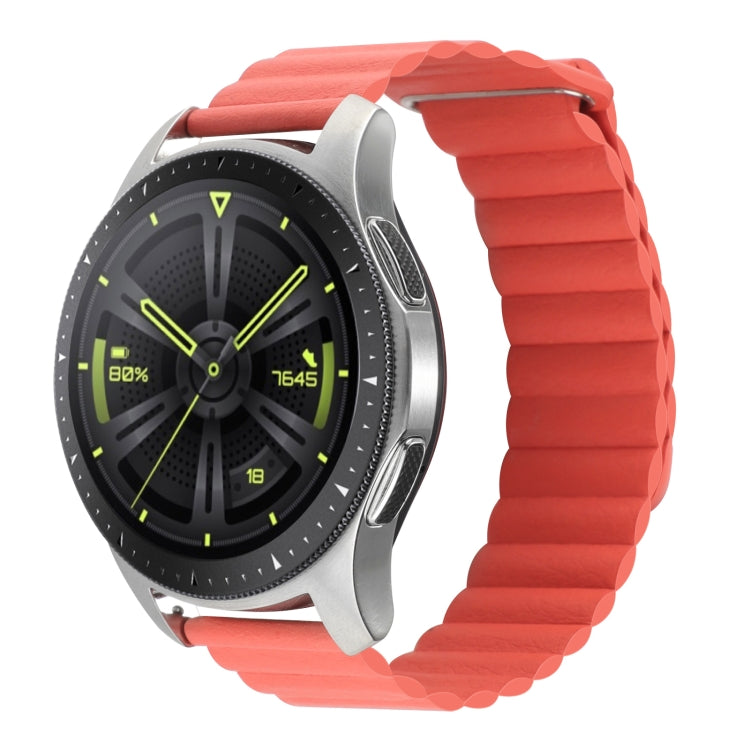 For Amazfit GTS 4 / GTS 4 Mini / GTS 3 20mm Universal Magnetic Loop Leather Watch Band