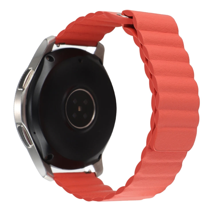 For Amazfit GTS 4 / GTS 4 Mini / GTS 3 20mm Universal Magnetic Loop Leather Watch Band