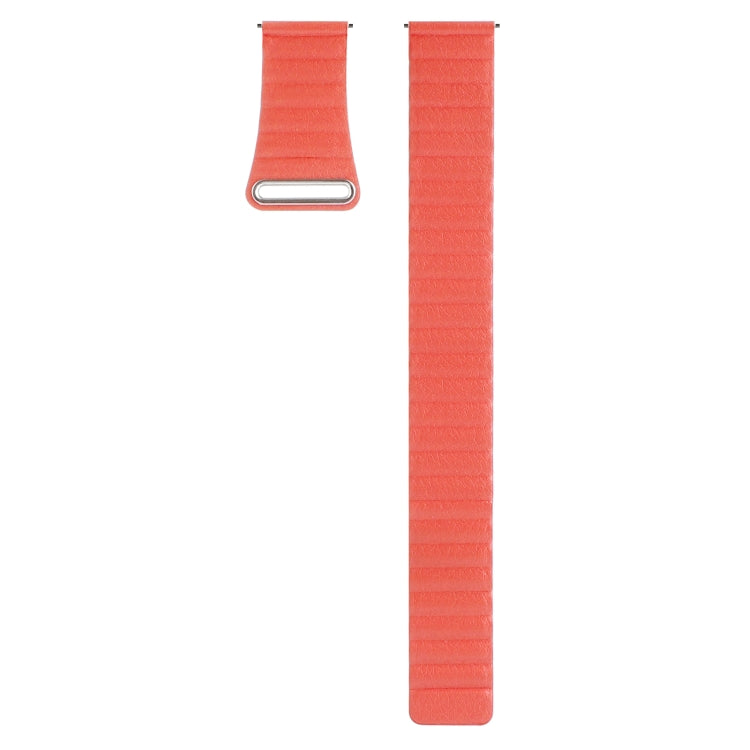 For Amazfit GTS 4 / GTS 4 Mini / GTS 3 20mm Universal Magnetic Loop Leather Watch Band