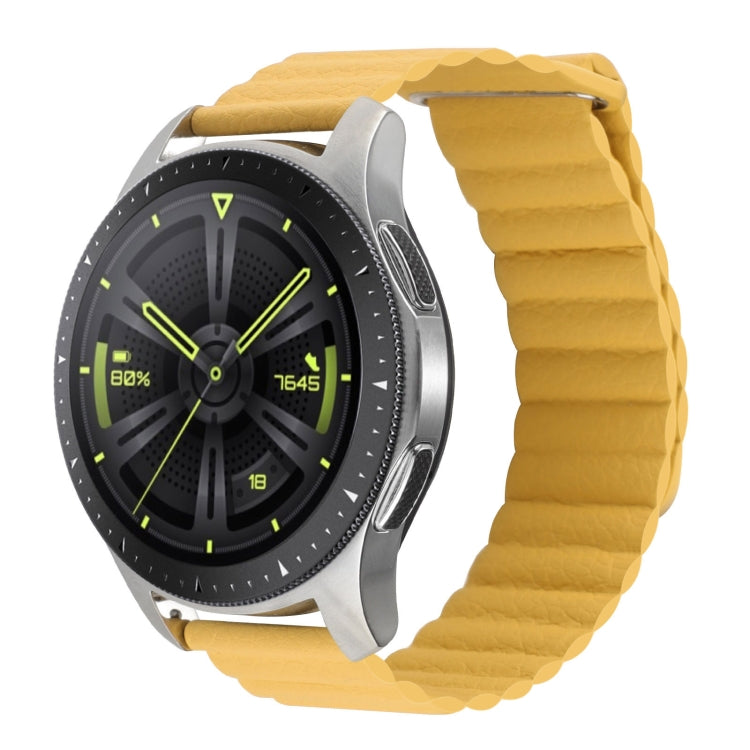For Amazfit GTS 4 / GTS 4 Mini / GTS 3 20mm Universal Magnetic Loop Leather Watch Band