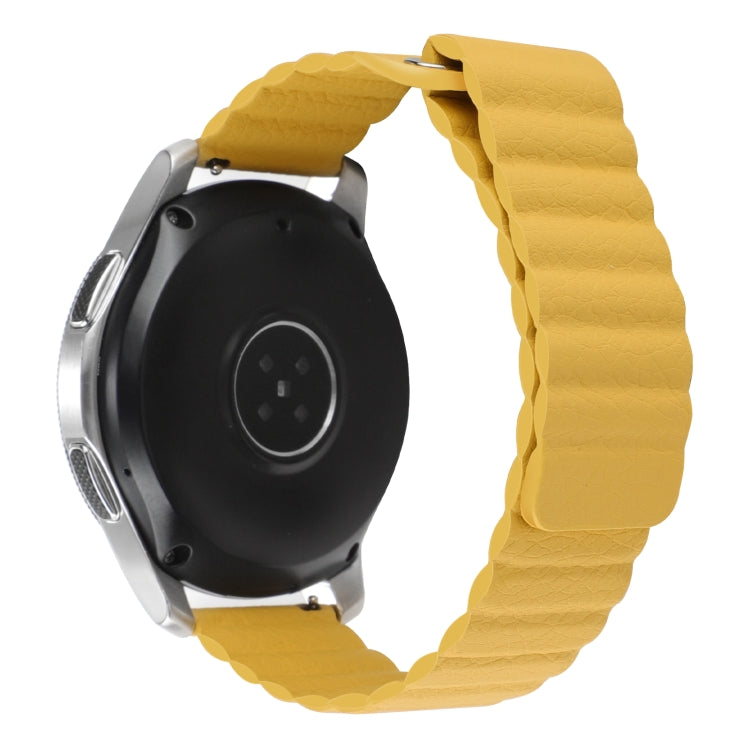 For Amazfit GTS 4 / GTS 4 Mini / GTS 3 20mm Universal Magnetic Loop Leather Watch Band