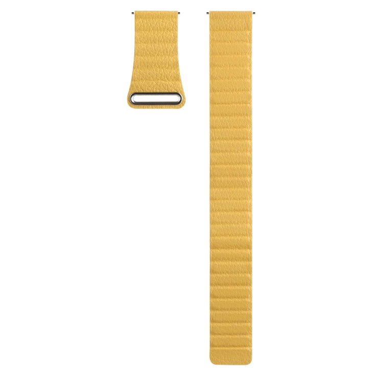 For Amazfit GTS 4 / GTS 4 Mini / GTS 3 20mm Universal Magnetic Loop Leather Watch Band