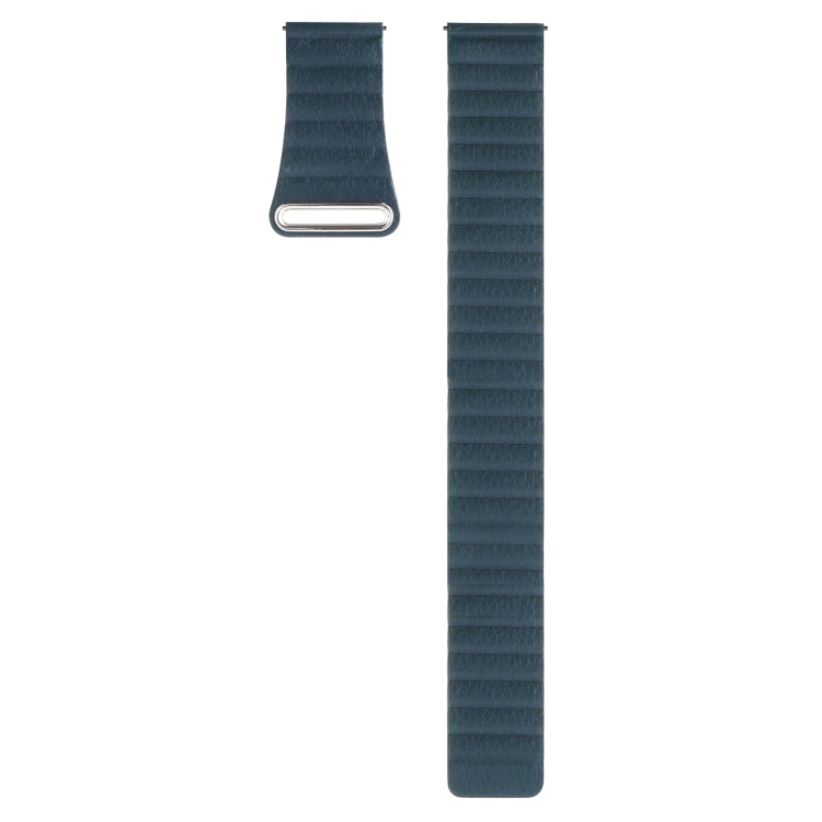For Amazfit GTS 4 / GTS 4 Mini / GTS 3 20mm Universal Magnetic Loop Leather Watch Band