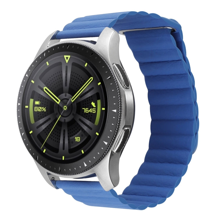 For Amazfit GTS 4 / GTS 4 Mini / GTS 3 20mm Universal Magnetic Loop Leather Watch Band