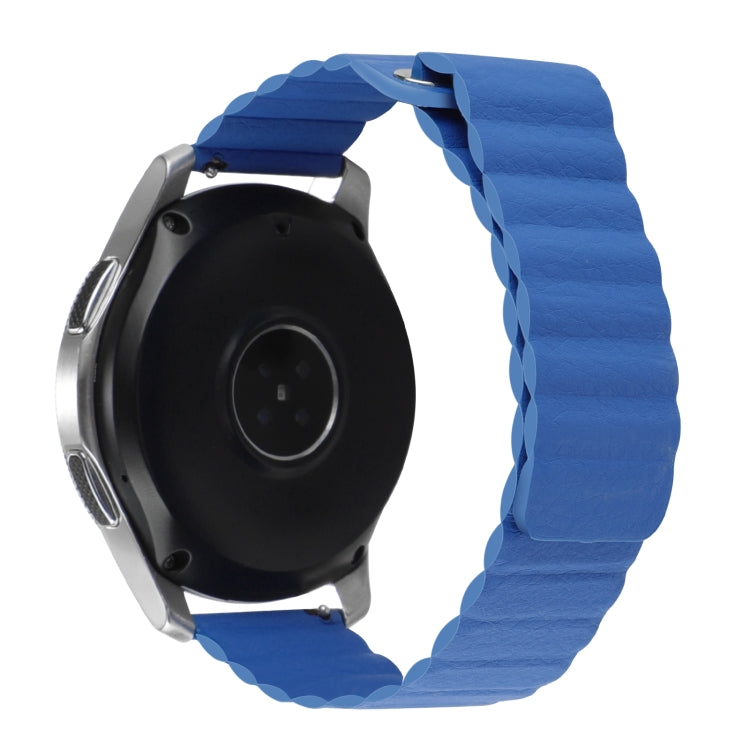 For Amazfit GTS 4 / GTS 4 Mini / GTS 3 20mm Universal Magnetic Loop Leather Watch Band