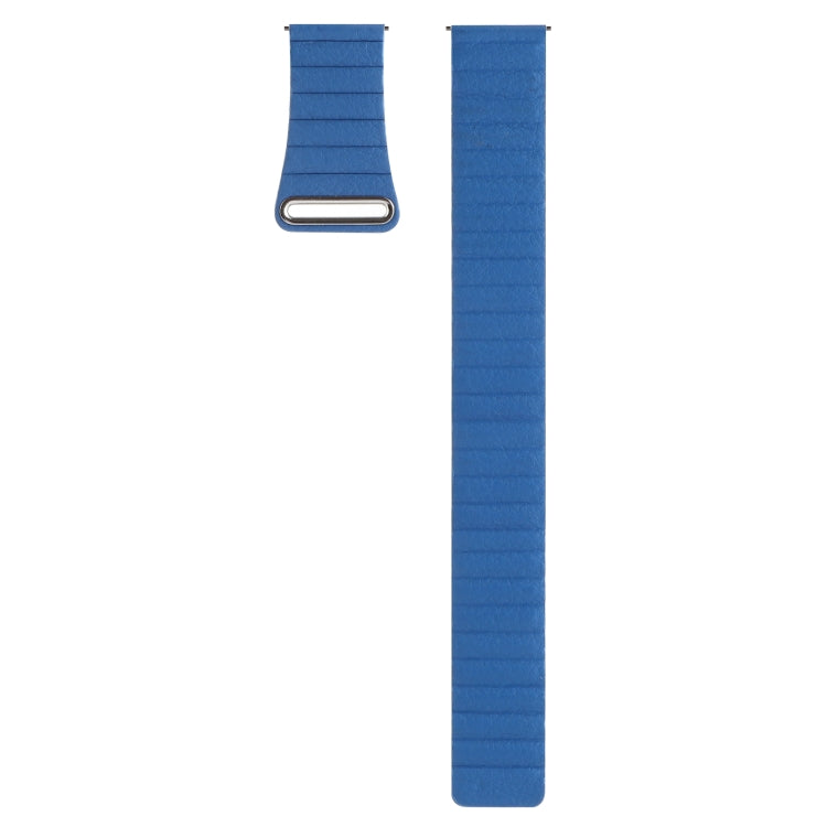 For Amazfit GTS 4 / GTS 4 Mini / GTS 3 20mm Universal Magnetic Loop Leather Watch Band