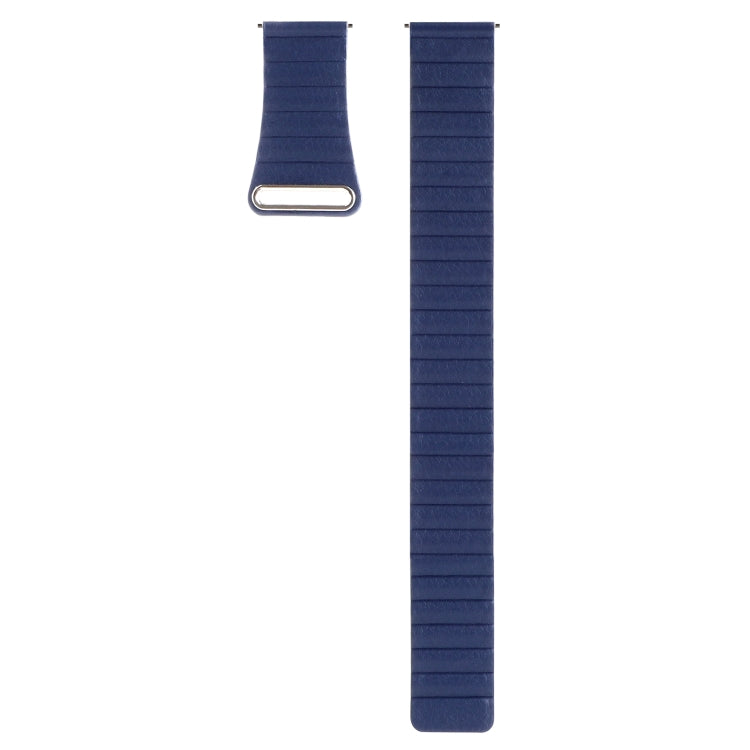 For Amazfit GTS 4 / GTS 4 Mini / GTS 3 20mm Universal Magnetic Loop Leather Watch Band