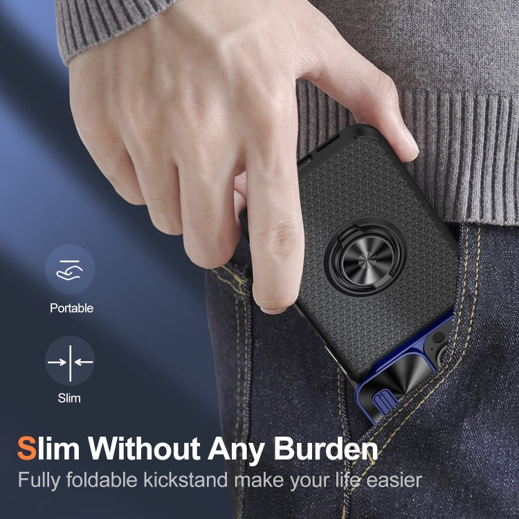 For iPhone 13 Sliding Camshield Armor Phone Case with Ring Holder