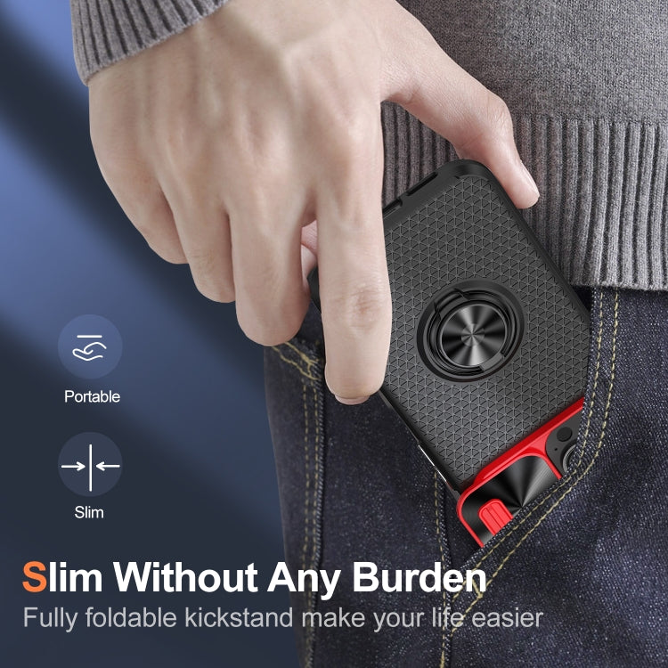 For iPhone 13 Sliding Camshield Armor Phone Case with Ring Holder