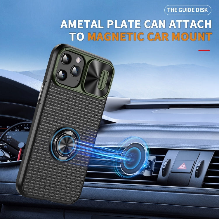 For iPhone 12 Pro Sliding Camshield Armor Phone Case with Ring Holder