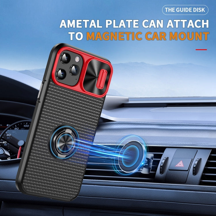 For iPhone 12 Pro Max Sliding Camshield Armor Phone Case with Ring Holder