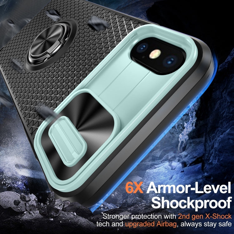 For iPhone X / XS Sliding Camshield Armor Phone Case with Ring Holder