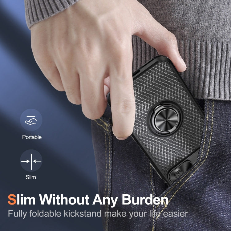 For iPhone XR Sliding Camshield Armor Phone Case with Ring Holder