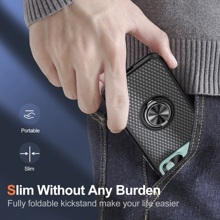 For iPhone XR Sliding Camshield Armor Phone Case with Ring Holder
