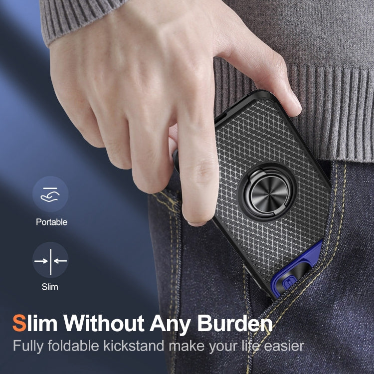 For iPhone XS Max Sliding Camshield Armor Phone Case with Ring Holder