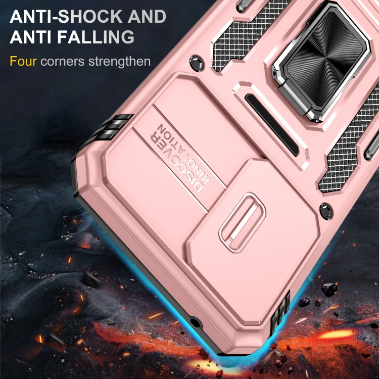 For Samsung Galaxy A54 5G Armor PC + TPU Camera Shield Phone Case
