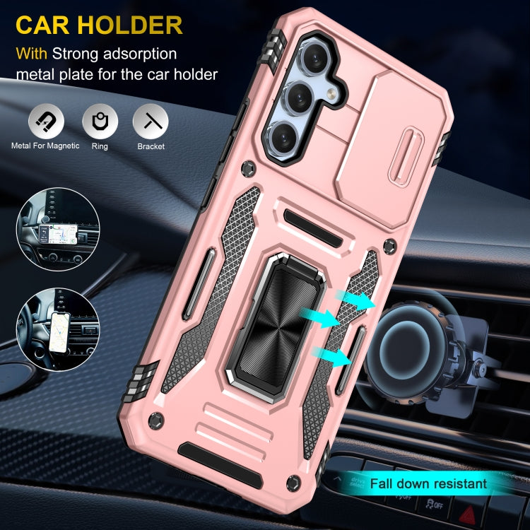 For Samsung Galaxy A54 5G Armor PC + TPU Camera Shield Phone Case