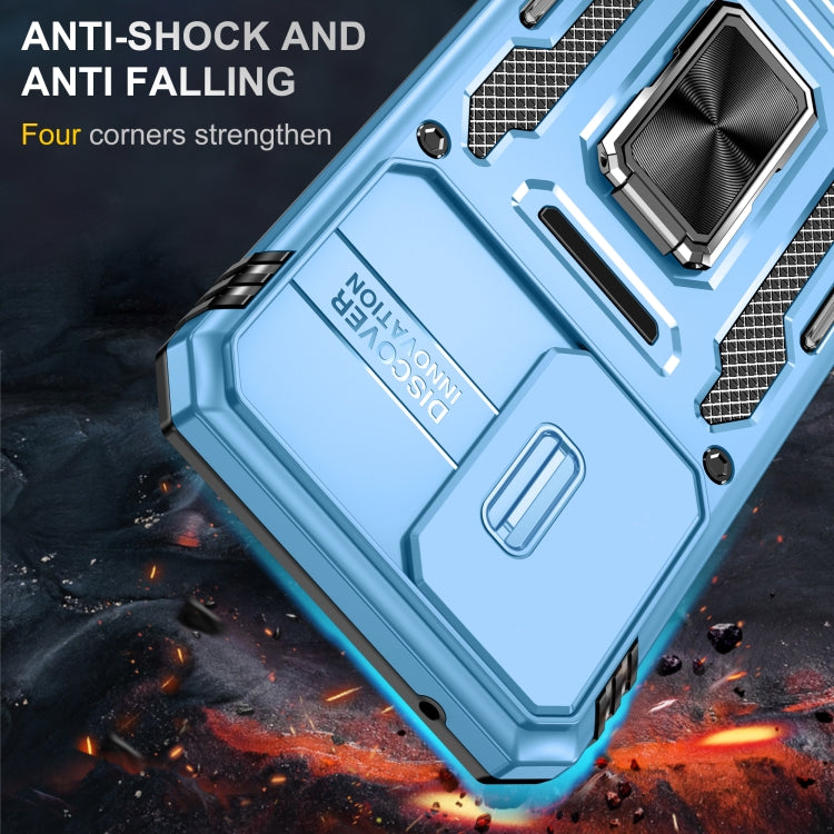 For Samsung Galaxy A54 5G Armor PC + TPU Camera Shield Phone Case
