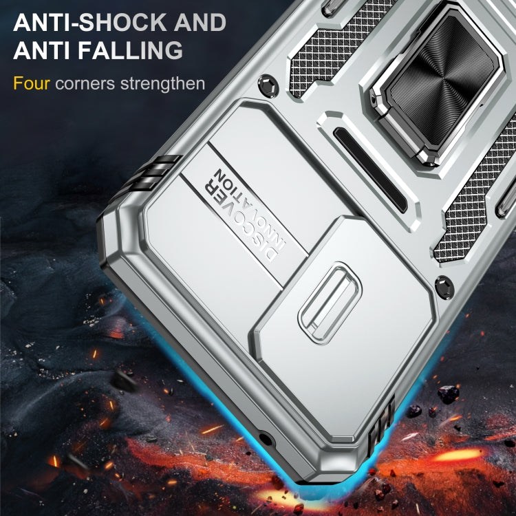 For Samsung Galaxy A54 5G Armor PC + TPU Camera Shield Phone Case