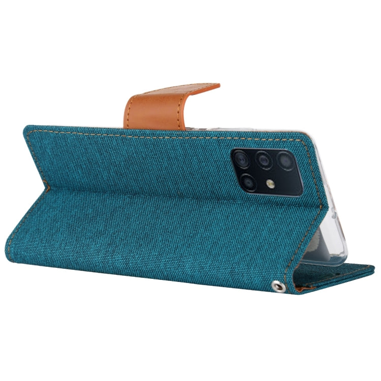 For Galaxy A51 GOOSPERY CANVAS DIARY Canvas Texture Horizontal Flip PU Leather Case, with Holder & Card Slots & Wallet