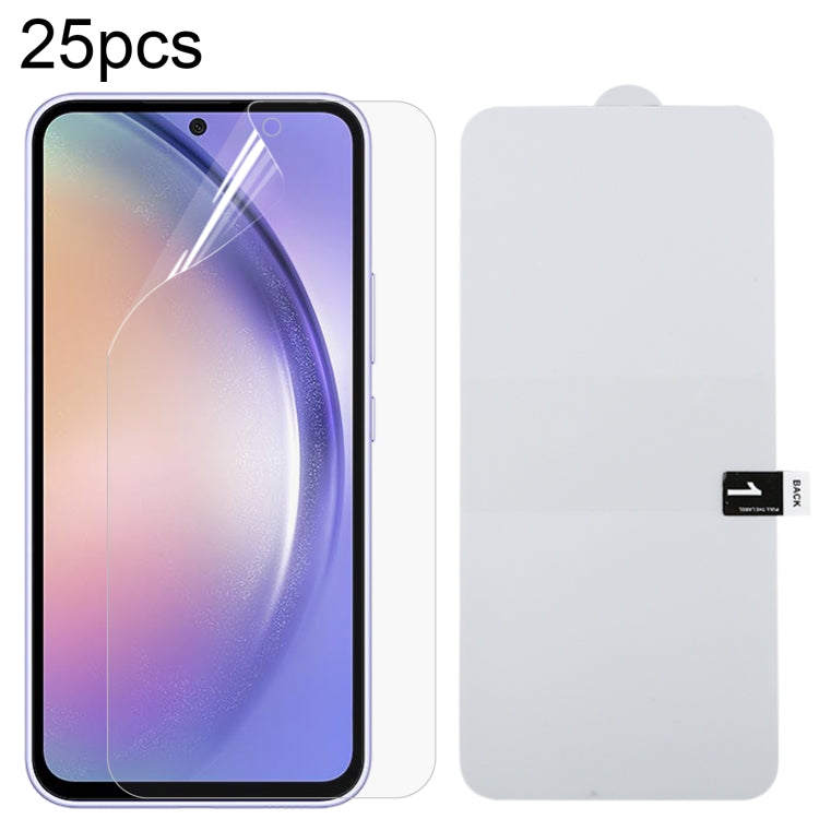 For Samsung Galaxy A54 25pcs Full Screen Protector Explosion-proof Hydrogel Film