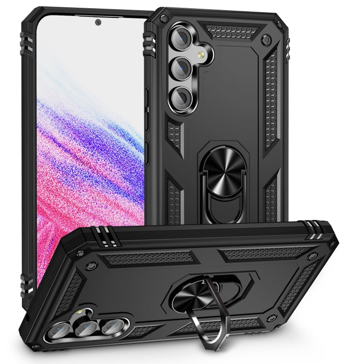 For Samsung Galaxy A54 Shockproof TPU + PC Phone Case with Holder