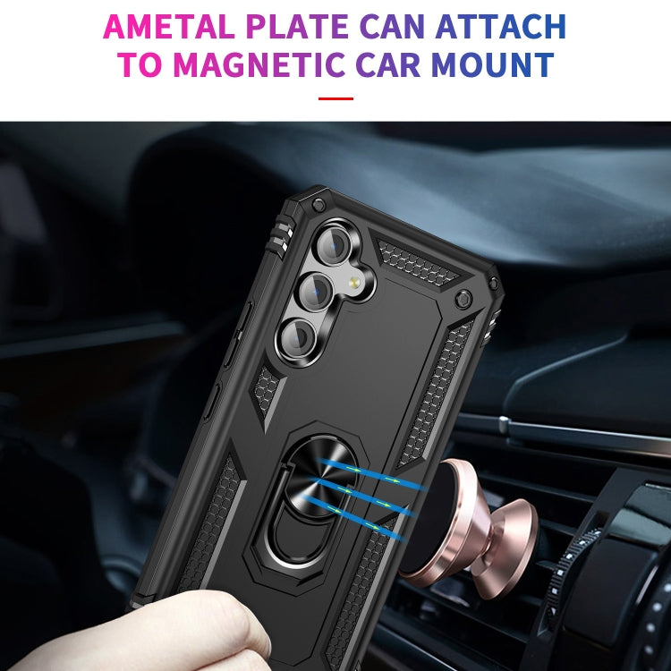 For Samsung Galaxy A54 Shockproof TPU + PC Phone Case with Holder