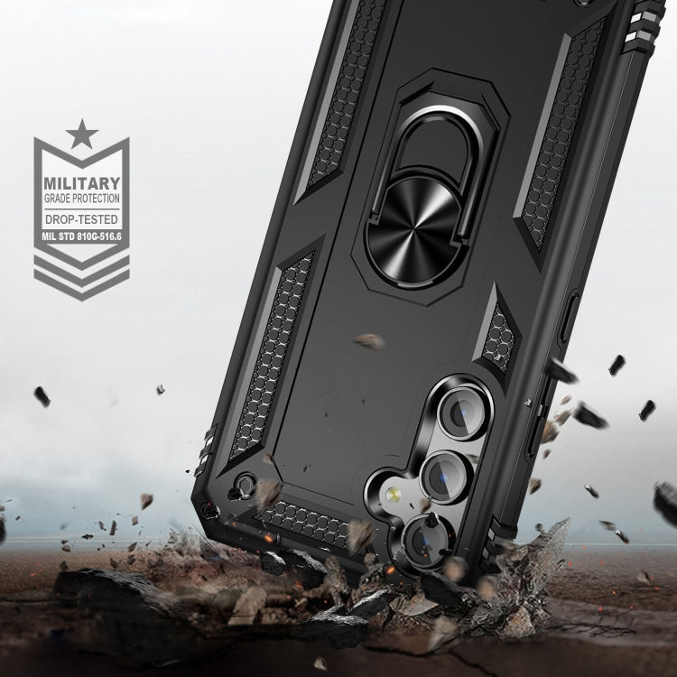 For Samsung Galaxy A54 Shockproof TPU + PC Phone Case with Holder