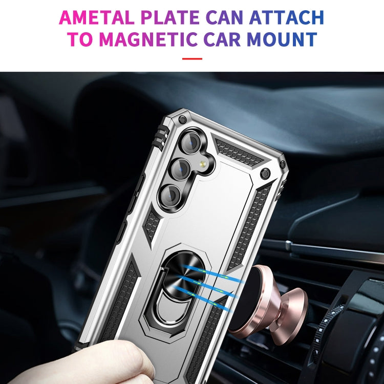 For Samsung Galaxy A54 Shockproof TPU + PC Phone Case with Holder