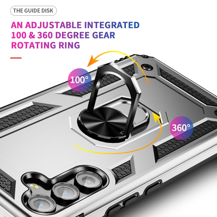For Samsung Galaxy A54 Shockproof TPU + PC Phone Case with Holder