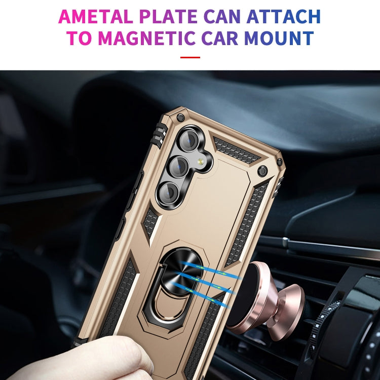 For Samsung Galaxy A54 Shockproof TPU + PC Phone Case with Holder