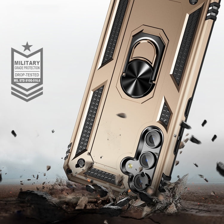 For Samsung Galaxy A54 Shockproof TPU + PC Phone Case with Holder