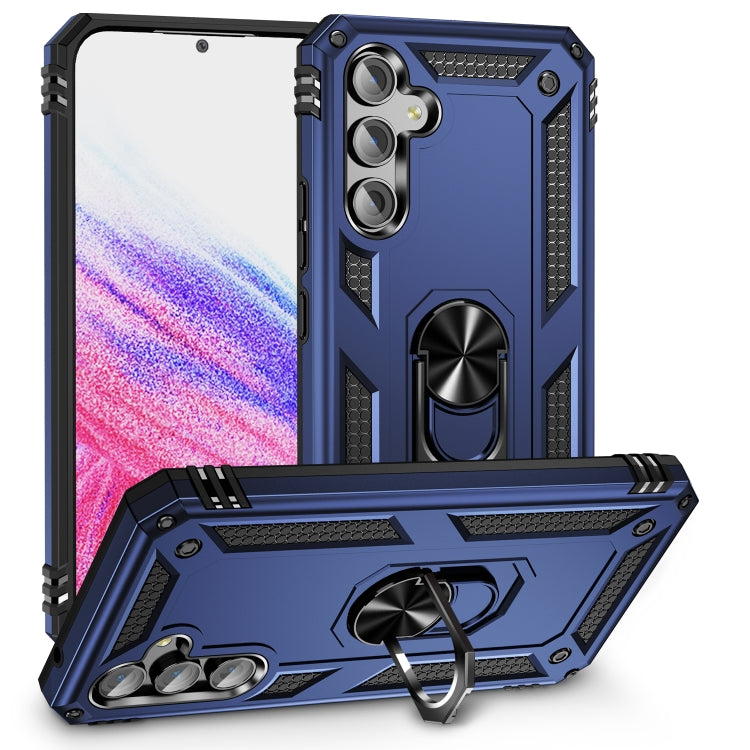 For Samsung Galaxy A54 Shockproof TPU + PC Phone Case with Holder