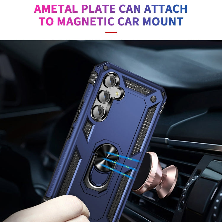 For Samsung Galaxy A54 Shockproof TPU + PC Phone Case with Holder