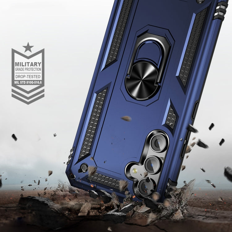 For Samsung Galaxy A54 Shockproof TPU + PC Phone Case with Holder