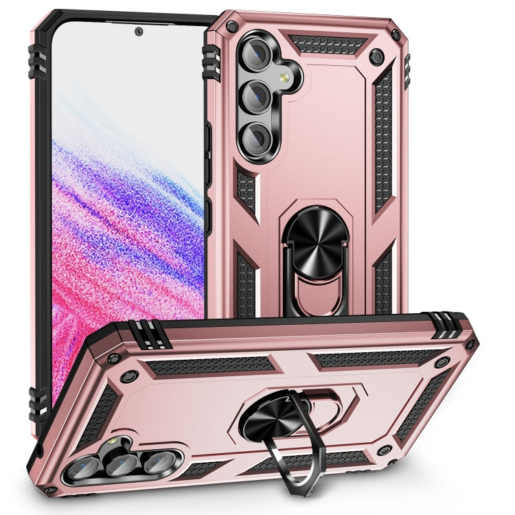 For Samsung Galaxy A54 Shockproof TPU + PC Phone Case with Holder